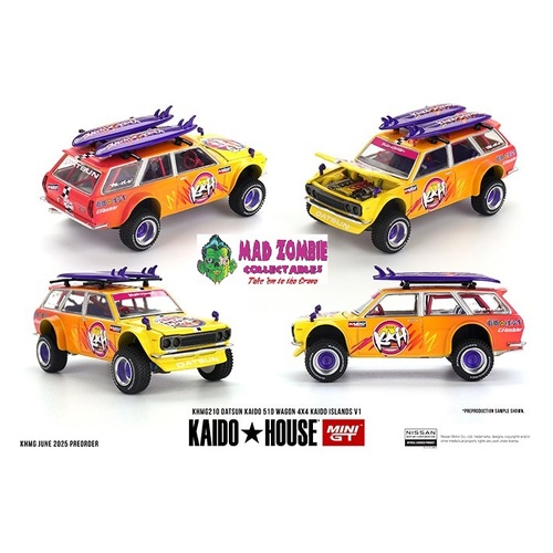 MINI GT x KAIDO HOUSE 1/64 - Datsun KAIDO 510 Wagon 4x4 Kaido ISLANDS V1  - PRE-ORDER