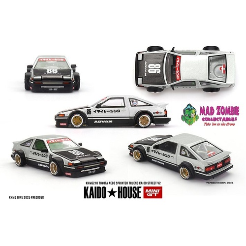 MINI GT x KAIDO HOUSE 1/64 - Toyota AE86 Sprinter Trueno Kaido Street V2  - PRE-ORDER