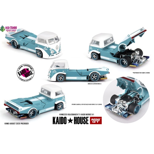 MINI GT x KAIDO HOUSE 1/64 - Volkswagen T1 KAIDO WORKS V1 - PRE-ORDER