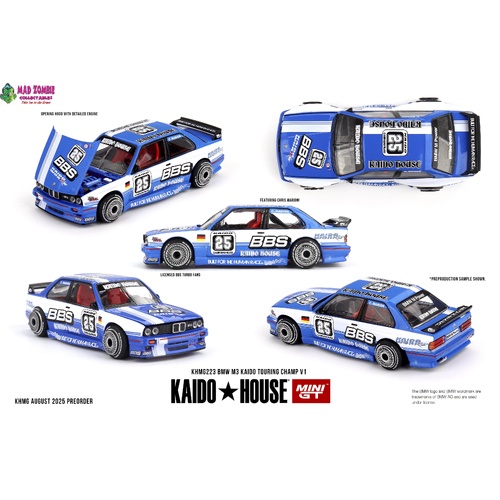 MINI GT x KAIDO HOUSE 1/64 - BMW M3 Kaido Touring Champ V1 - PRE-ORDER