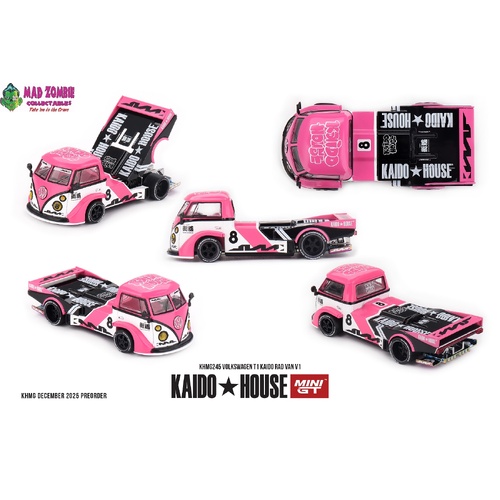 MINI GT x KAIDO HOUSE 1/64 - VOLKSWAGEN T1 KAIDO RAD VAN V1 (FACTORY SEALED)  - PRE-ORDER