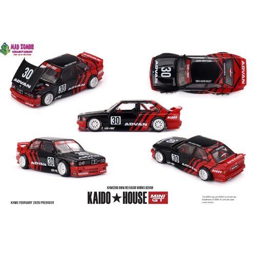 MINI GT x KAIDO HOUSE 1/64 - BMW M3  Kaido Works ADVAN (FACTORY SEALED) - PRE-ORDER