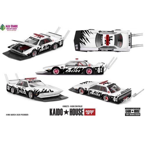 MINI GT x KAIDO HOUSE 1/64 - KAIDO STAR POLICE (FACTORY SEALED) - PRE-ORDER