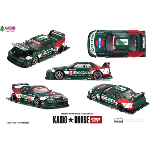 MINI GT x KAIDO HOUSE 1/64 - Nissan Skyline GT-R (R32) KHTC V1 (FACTORY SEALED) - PRE-ORDER