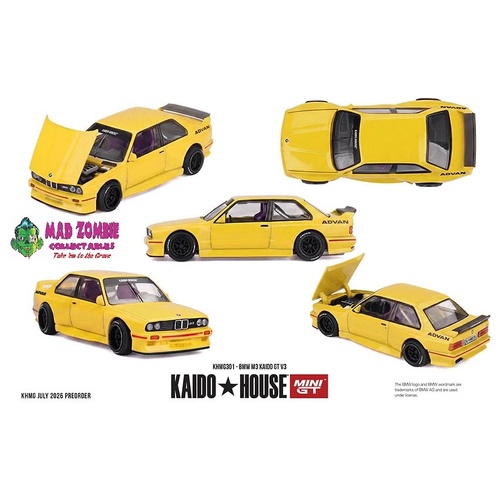 MINI GT x KAIDO HOUSE 1/64 - BMW M3 Kaido GT V3 (Factory Sealed with chance of a Chase) - PRE-ORDER