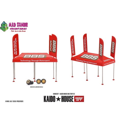 MINI GT x KAIDO HOUSE 1/64 - Kaido House BBS Tent V2 (Factory Sealed with chance of a Chase) - PRE-ORDER