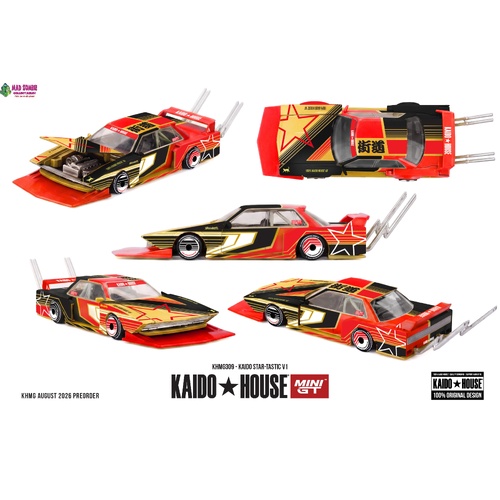 MINI GT x KAIDO HOUSE 1/64 - KAIDO STAR-TASTIC V1 (Factory Sealed with chance of a Chase) - PRE-ORDER