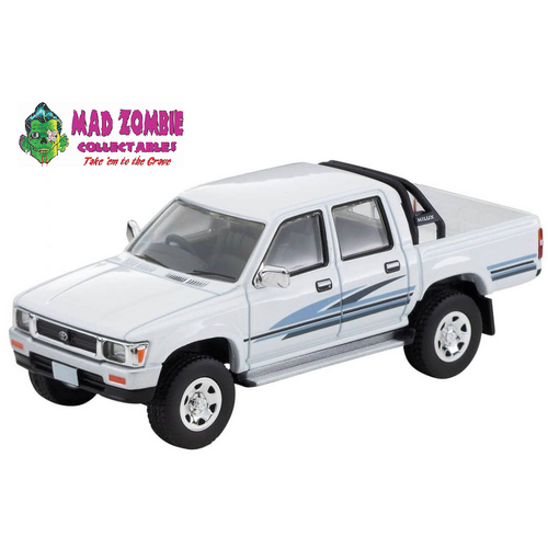 Tomica Limited Vintage Neo - LV-N256b HILUX 4WD PICK UP Double Cab SSR White 1991