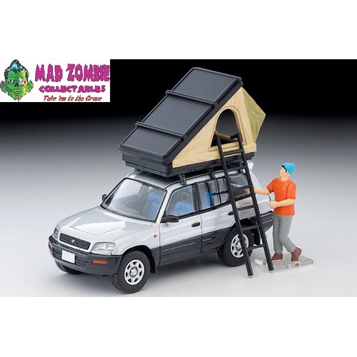 Tomica Limited Vintage - LV-N354c 1995 Rav 4J V (Silver) with tent -  PRE-ORDER