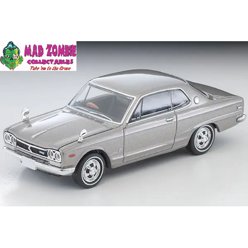 Tomica Limited Vintage - LV-N357a 1971 NISSAN SKYLINE HARDTOP 2000GT Silver Diecast Model Car - (PRE-0RDER)