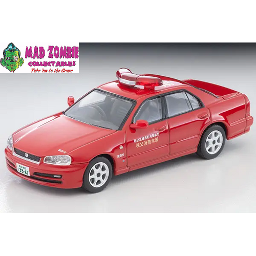 Tomica Limited Vintage - LV-N363a Nissan Skyline 4-Door Sports Sedan GT Fire Command Vehicle (Chichibu Fire Department) - (PRE-0RDER)