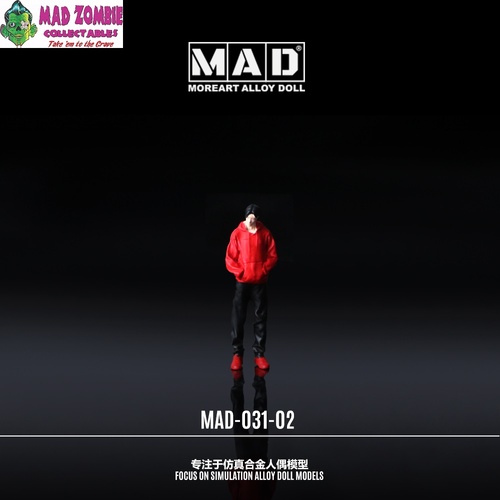MoreArt 1/64 Scale - B-Red Hand in Pocket Man Doll (Diecast Model) - (PRE-ORDER)