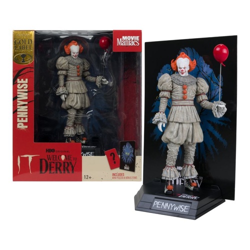 IT (Movie) 6″ Movie Maniacs Figure - Welcome to Derry – Pennywise