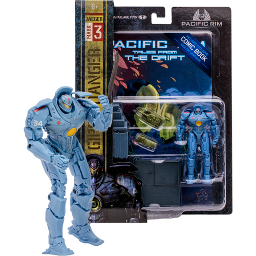 Pacific Rim - Gipsy Danger (Jaeger) 4" Scale Action Figure with Comic Book