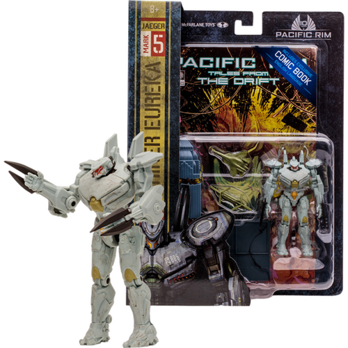 Pacific Rim - Striker Eureka (Jaeger) 4" Scale Action Figure with Comic Book