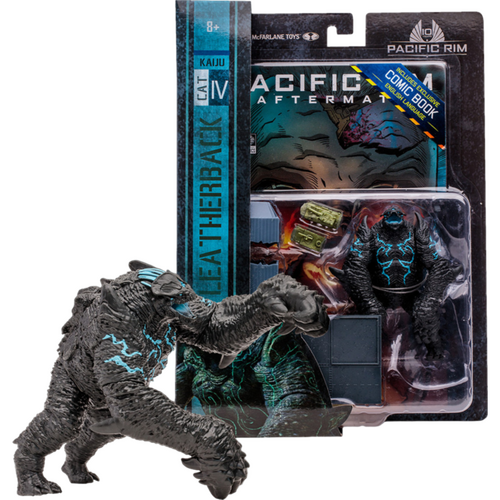 Pacific Rim - Leatherback (Kaiju) 4" Scale Action Figure with Comic Book
