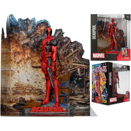 Deadpool - Deadpool (The New Mutants #98) by Rob Liefeld 1:10th Scale PVC Posed Figure