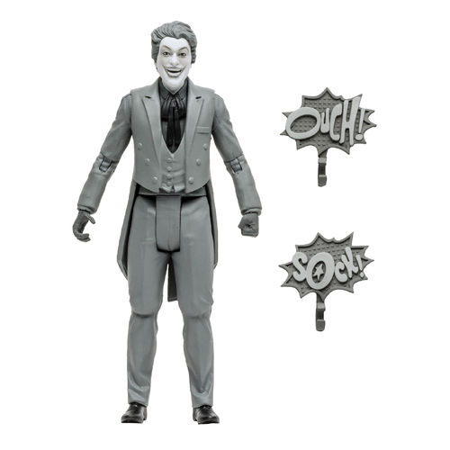 Batman 1966 - DC Retro 6" Action Figure Wv4 - Joker (Black & White Tv Variant)