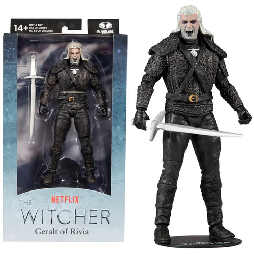 The Witcher (2019) - Geralt of Rivia (Kikimora Battle) 7” Scale Action Figure