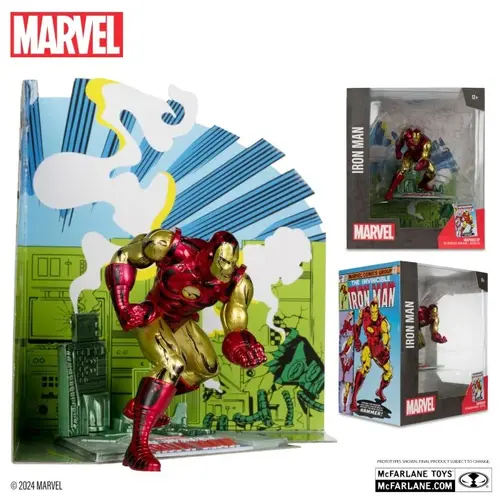 Iron Man - Iron Man (The Invincible Iron Man #126) by John Romita, Jr. 1:10th Scale PVC Posed Figure