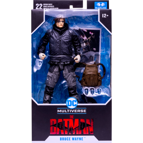 DC The Batman (2022) - Bruce Wayne Drifter (Unmasked) DC Multiverse 7” Scale Action Figure
