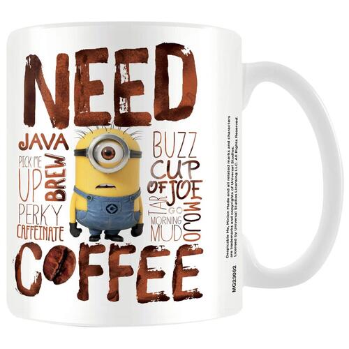 Despicable Me Minions - Need Coffee Coffee Mug