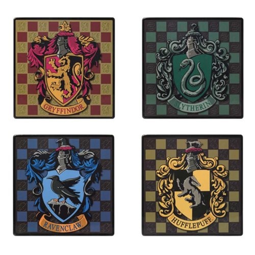 Harry Potter House Crests Square Coaster 4-Pack