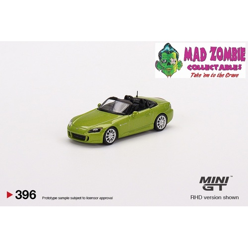 Mini GT 1:64  - Honda S2000 (AP2) Lime Green Metallic
