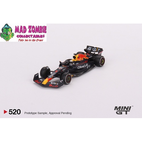 Mini GT 1/64 - Oracle Red Bull Racing RB18 #1 Max Verstappen 2022 Abu Dhabi Grand Prix Winner