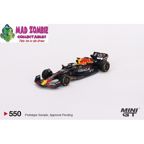 Mini GT 1/64 Oracle Red Bull Racing RB18 #1 Max Verstappen 2022 Monaco Grand Prix 3rd Place