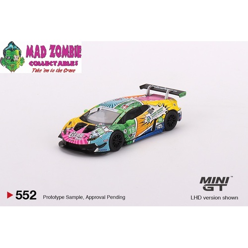 Mini GT 1/64 - Lamborghini Huracán GT3 EVO #19 GEAR Racing 2020 IMSA Daytona 24 Hrs