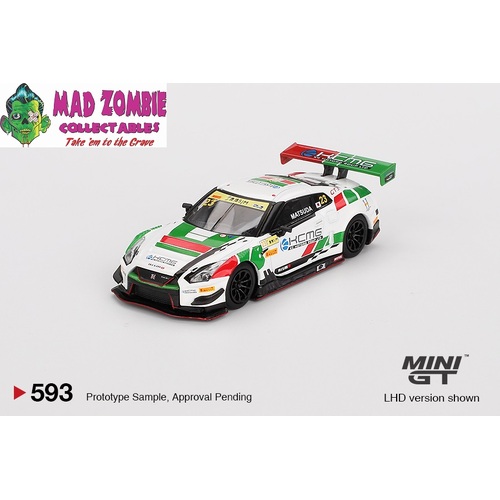 Mini GT 1/64 - Nissan GT-R NISMO GT3 #23 KCMG 2018 FIA GT World Cup Macau