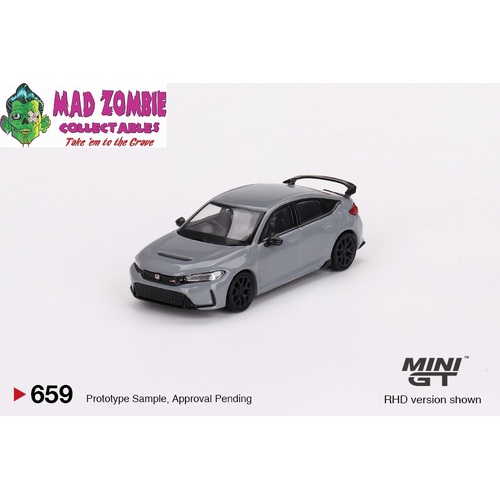 Mini GT 1/64 Honda Civic Type R Sonic Gray Pearl 2023