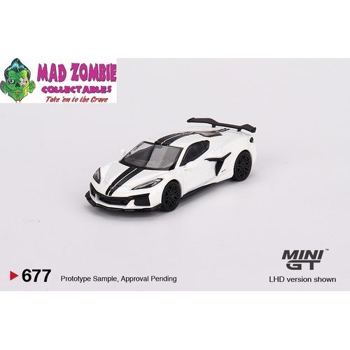 Mini GT 1/64 - Chevrolet Corvette Z06 2023  Arctic White 