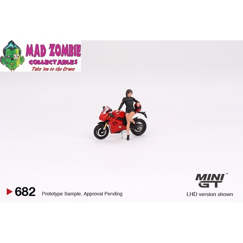 Mini GT 1/64 - Ducati Panigale V4 S with Ducati Girl 