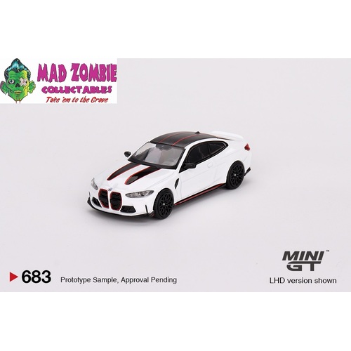 Mini GT 1/64 - BMW M4 CSL Alpine White
