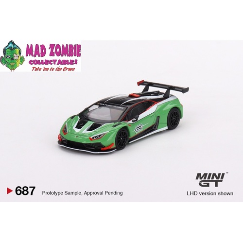 MINI GT 1/64 - Lamborghini Huracán GT3 EVO2 Presentation