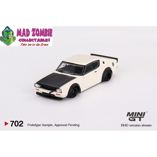 Mini GT 1/64 - Nissan Skyline Kenmeri Liberty Walk White