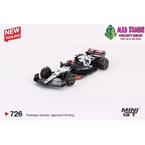Mini GT 1/64 - AlphaTauri AT04 #22 - Yuki Tsunoda - 2023 Australian GP