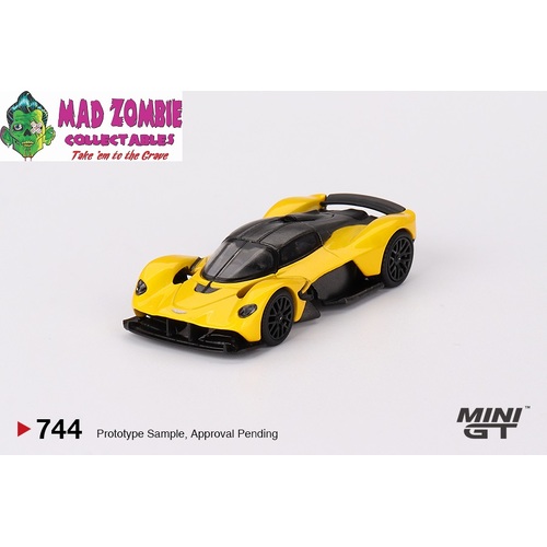 Mini GT 1/64 - Aston Martin Valkyrie  Sunburst  Yellow