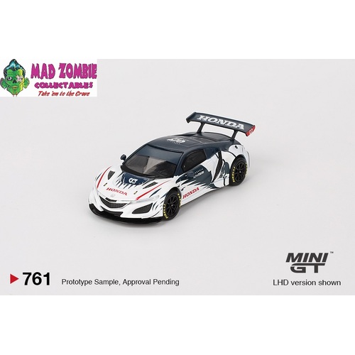 Mini GT 1/64 - Honda NSX GT3 EVO AlphaTauri  Yuki Tsunoda   2023 Red Bull Formula Nurburgring