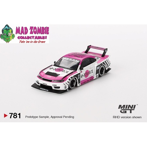 Mini GT 1/64 - Nissan LB-Super Silhouette S15 SILVIA Auto Finesse SEMA 2023