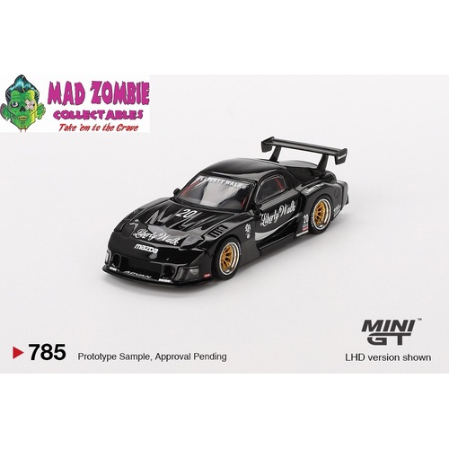 Mini GT 1/64 - MAZDA RX-7 LB-Super Silhouette  Liberty Walk Black