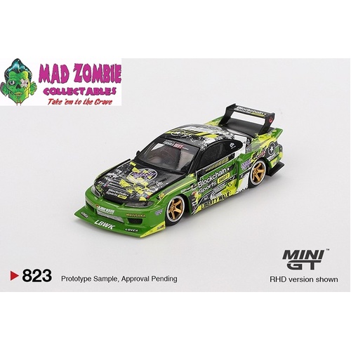 MINI GT 1/64 - Nissan LB-Super Silhouette S15 SILVIA #555 V2  2024 Formula Drift Japan - PRE-ORDER