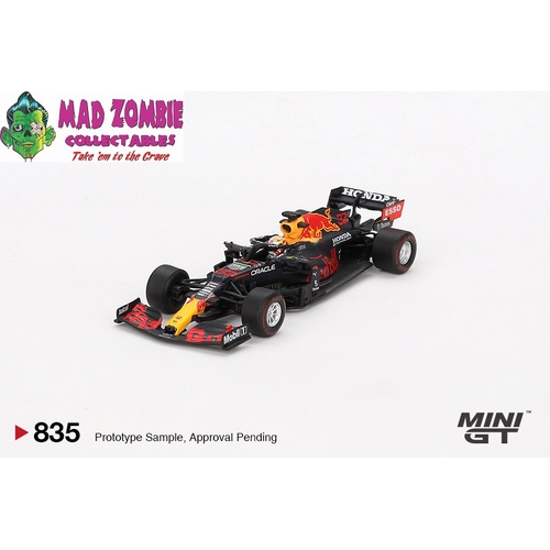 Mini GT 1/64 - Red Bull RB16B #33 Max Verstappen 2021 Abu Dhabi Grand Prix  Winner