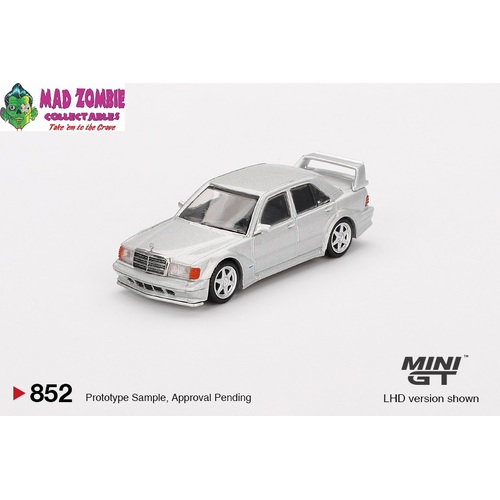 Mini GT 1/64 - Mercedes-Benz 190E 2.5-16 Evolution II Astral Silver - PRE-ORDER