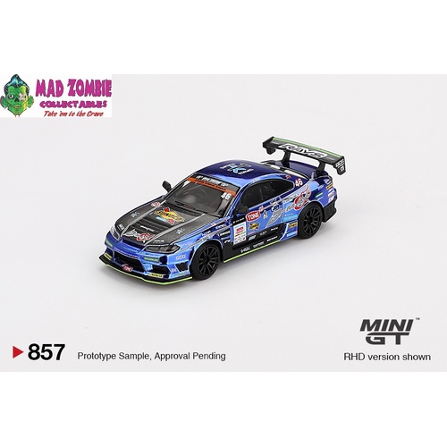 Mini GT 1/64 - Nissan Silvia (S15) D-MAX  #46  D-MAX Racing 2023 D1 Grand Prix / D1 Blister Packaging - (PRE-ORDER)