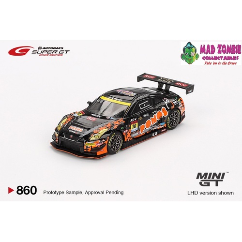 Mini GT 1/64 - Nissan GT-R NISMO GT3  #10 "PONOS GAINER GT-R" GAINER  2023 SUPER GT SERIES  / SUPER GT - PRE-ORDER