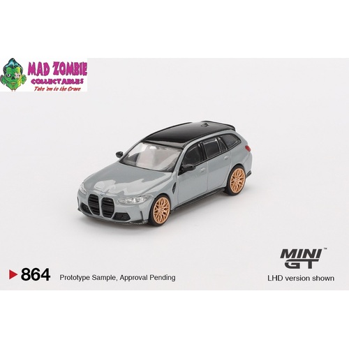 Mini GT 1/64 - BMW M3 Competition Touring  Brooklyn Grey - PRE-ORDER