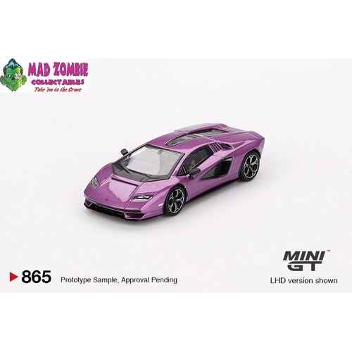 Mini GT 1/64 - Lamborghini Countach LPI 800-4 Viola 30th - PRE-ORDER